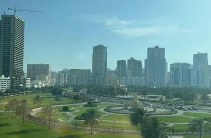 Office Space - 2 Bedrooms - 1 Bathroom for rent in Business Tower - Al Majaz 2 - Al Majaz - Sharjah