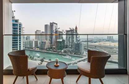 Apartment - 1 Bedroom - 2 Bathrooms for rent in Jumeirah Gate Tower 1 - The Address Jumeirah Resort and Spa - Jumeirah Beach Residence - Dubai