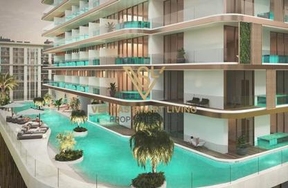 Apartment - Studio - 1 for sale in Peace Lagoons II by Peace Homes - Dubai Land Residence Complex - Dubai