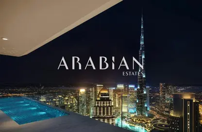 شقة - 4 غرف نوم - 7 حمامات للبيع في اكسكوزيت ليفينج ريزيدنسز - برج خليفة - وسط مدينة دبي - دبي