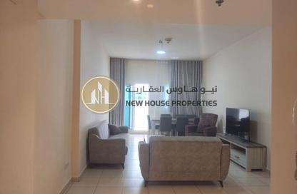 شقة - غرفة نوم - 2 حمامات للايجار في أبراج عجمان وان - الصوان - عجمان شقة - غرفة نوم - 2 حمامات للايجار في أبراج عجمان وان - الصوان - عجمان