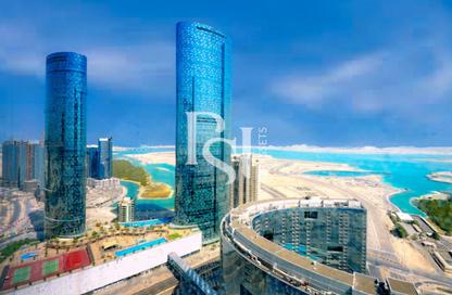 Apartment - 2 Bedrooms - 3 Bathrooms for rent in The Gate Tower 2 - Shams Abu Dhabi - Al Reem Island - Abu Dhabi