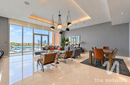 Apartment - 3 - 4 for sale in Aquamarine - Tiara Residences - Palm Jumeirah - Dubai