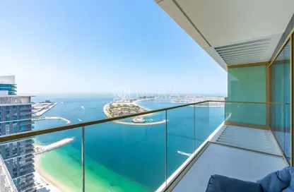 Apartment - 1 Bedroom - 1 Bathroom for sale in Grand Bleu Tower 2 - EMAAR Beachfront - Dubai Harbour - Dubai