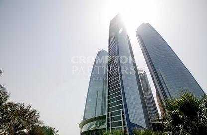 Apartment - 2 - 3 for rent in Etihad Tower 4 - Etihad Towers - Corniche Road - Abu Dhabi