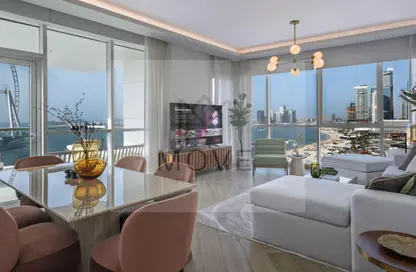 شقة - 2 غرف نوم - 3 حمامات للايجار في برج البطين - جميرا بيتش ريزيدنس - دبي