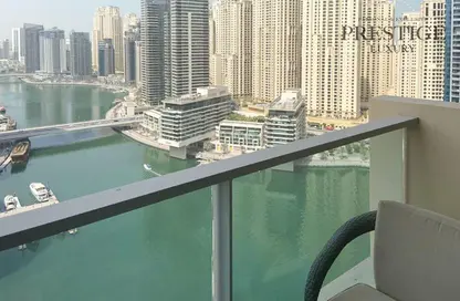 شقة - 1 حمام للايجار في جي دبليو ماريوت هوتيل مارينا - دبي مارينا - دبي