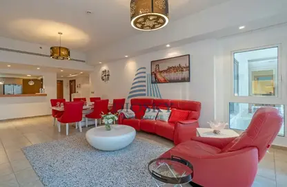 Apartment - 2 Bedrooms - 3 Bathrooms for rent in Marina Residences 6 - Marina Residences - Palm Jumeirah - Dubai