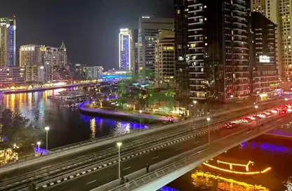 شقة - غرفة نوم - 2 حمامات للايجار في B- برج الأمواج - برج الأمواج - دبي مارينا - دبي