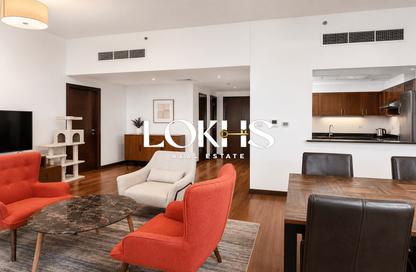 شقة - غرفة نوم - 2 حمامات للايجار في برج Green Lakess 1 - ابراج جرين ليك - (JLT) مجمع S - أبراج بحيرات الجميرا - دبي