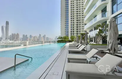 شقة - غرفة نوم - 2 حمامات للبيع في برج Marina Vista 2 - مارينا فيستا - إعمار بيتشفرونت - دبي هاربور - دبي