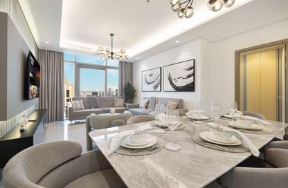 Apartment - 2 - 2 for rent in Paramount Tower Hotel  and  Residences - Business Bay - Dubai