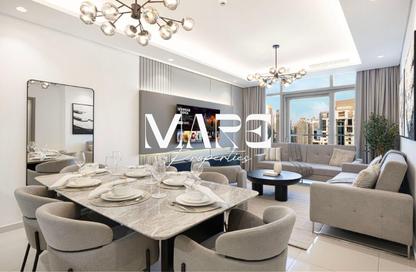 Apartment - 2 - 2 for rent in Paramount Tower Hotel  and  Residences - Business Bay - Dubai