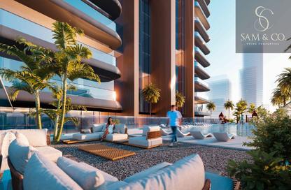 Apartment - 1 Bedroom - 2 Bathrooms for sale in Al Ghaf Tower - Al Khan - Sharjah