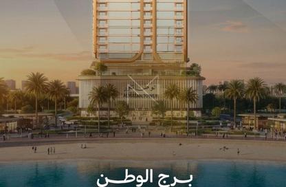 Apartment - 1 - 2 for sale in Al Watan Tower - Ajman Corniche Road - Ajman