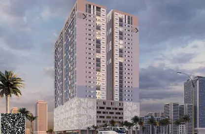 شقة - غرفة نوم - 2 حمامات للبيع في بلوبيل ريزيدنس - العامرة - عجمان