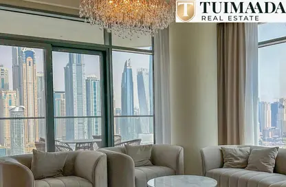 Apartment - 3 Bedrooms - 3 Bathrooms for rent in Marina Vista Tower 2 - Marina Vista - Emaar Beachfront - Dubai Harbour - Dubai