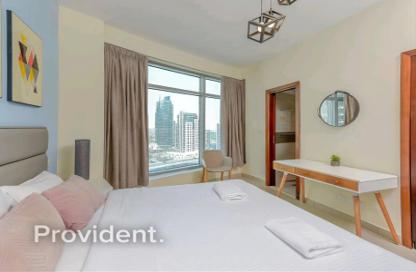 Apartment - 1 Bedroom - 2 Bathrooms for rent in Fairfield Tower - Park Island - Dubai Marina - Dubai