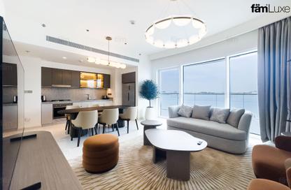 Apartment - 2 Bedrooms - 3 Bathrooms for rent in Grand Bleu Tower 2 - EMAAR Beachfront - Dubai Harbour - Dubai