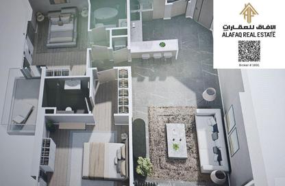 Apartment - 1 Bedroom - 2 Bathrooms for sale in Ajman Creek Towers - Al Rashidiya 1 - Al Rashidiya - Ajman