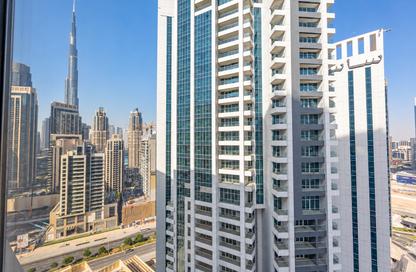 Office Space - Studio - 2 for rent in Clover Bay Tower - Business Bay - Dubai