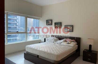 Apartment - 1 Bedroom - 2 Bathrooms for rent in Marina View Tower B - Marina View - Dubai Marina - Dubai