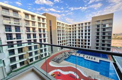 Apartment - Studio - 1 Bathroom for rent in Laya Heights - Dubai Studio City - Dubai