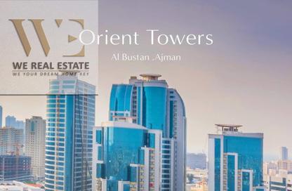 Apartment - 1 Bedroom - 2 Bathrooms for sale in Orient Tower 1 - Orient Towers - Al Bustan - Ajman