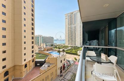 Apartment - 2 - 2 for rent in Al Fattan Marine Tower - Al Fattan Marine Towers - Jumeirah Beach Residence - Dubai