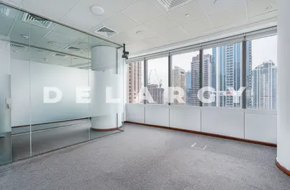 Office Space - Studio - 1 Bathroom for rent in Almas Tower - Jumeirah Lake Towers - Dubai