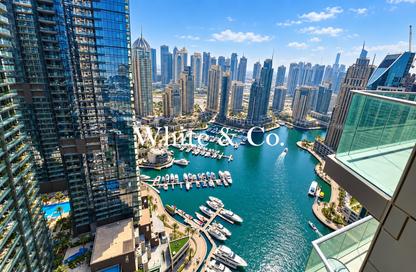 Apartment - 3 - 3 for rent in Damac Heights - Dubai Marina - Dubai