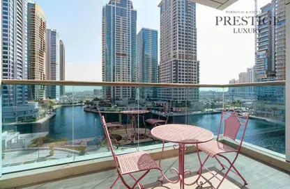 شقة - غرفة نوم - 2 حمامات للايجار في إقامة إم بي إل - (JLT) مجمع K - أبراج بحيرات الجميرا - دبي
