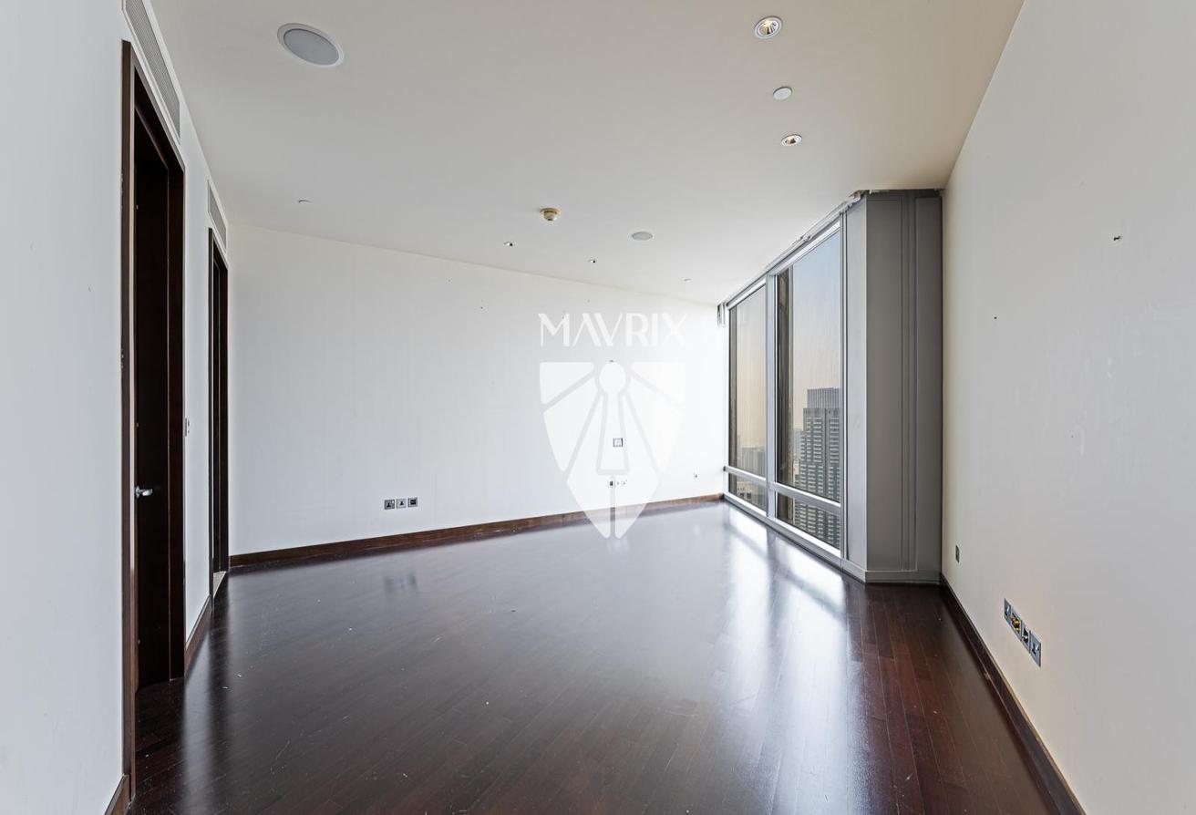 High Floor | Partial Fountain View | Unfurnished photo 7
