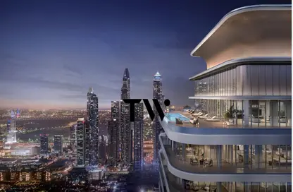 شقة - غرفة نوم - 1 حمام للبيع في برج Seapoint 2 - سي بوينت - إعمار بيتشفرونت - دبي هاربور - دبي