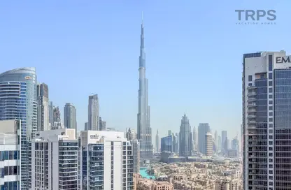شقة - غرفة نوم - 2 حمامات للايجار في ماركيز سكوير تاور - الخليج التجاري - دبي