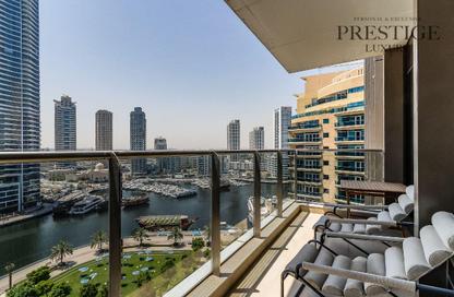 Apartment - 2 Bedrooms - 3 Bathrooms for rent in Sparkle Tower 2 - Sparkle Towers - Dubai Marina - Dubai