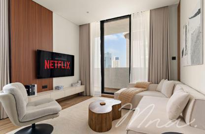 Apartment - 1 Bedroom - 2 Bathrooms for rent in Elegance by Chaimaa - District 18 - Jumeirah Village Circle - Dubai