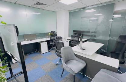 Office Space - Studio - 2 Bathrooms for rent in Clover Bay Tower - Business Bay - Dubai