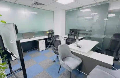Office Space - Studio - 2 Bathrooms for rent in Clover Bay Tower - Business Bay - Dubai