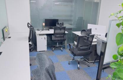 Office Space - Studio - 2 Bathrooms for rent in Clover Bay Tower - Business Bay - Dubai