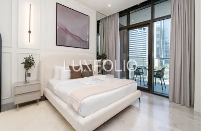 Apartment - Studio - 1 Bathroom for rent in Peninsula Five - Peninsula - Business Bay - Dubai