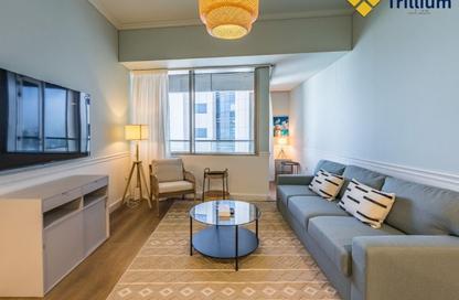 Apartment - 1 Bedroom - 2 Bathrooms for rent in Ocean Heights - Dubai Marina - Dubai