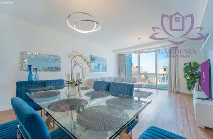 Apartment - 3 Bedrooms - 5 Bathrooms for rent in Al Fattan Marine Tower - Al Fattan Marine Towers - Jumeirah Beach Residence - Dubai