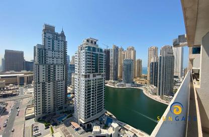 Apartment - 1 Bedroom - 1 Bathroom for rent in Time Place Tower - Dubai Marina - Dubai