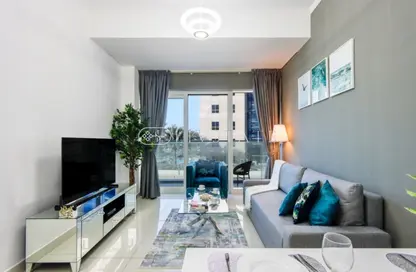 Apartment - 1 Bedroom - 2 Bathrooms for rent in Damac Heights - Dubai Marina - Dubai
