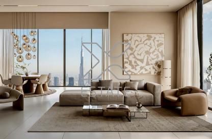 Apartment - 3 Bedrooms - 4 Bathrooms for sale in DWTN Residences - Business Bay - Dubai