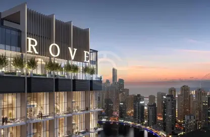 Apartment - 1 Bathroom for sale in Rove Home Dubai Marina - Dubai Marina - Dubai