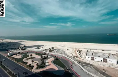 Apartment - 3 Bedrooms - 3 Bathrooms for rent in Corniche Tower - Ajman Corniche Road - Ajman