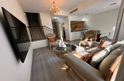 Townhouse - 3 - 3 for rent in Pelham - Akoya Park - Damac Hills - Dubai