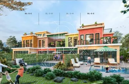 تاون هاوس - 3 غرف نوم - 3 حمامات للبيع في بورتفينو - داماك لاجونز - دبي